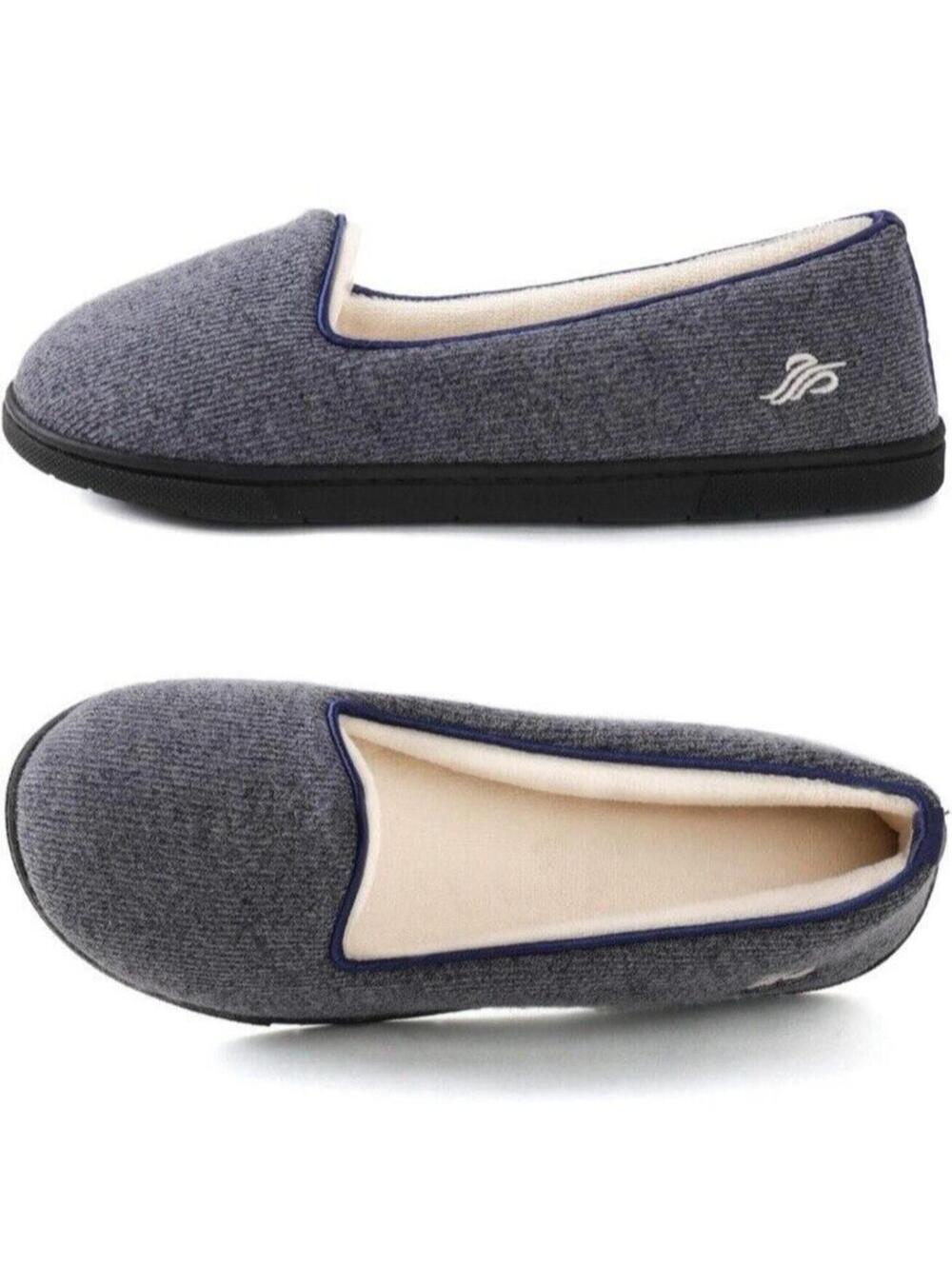 Non-Slip Blue House Slippers – Comfy Light Foam Indoor/Outdoor Shoes, Size 11, N